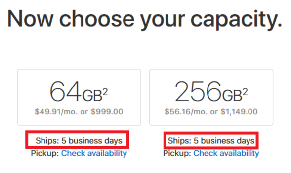 Current shipping time for new Apple iPhone X orders placed with Apple is five business days - Apple iPhone X online orders now ship in approximately a week
