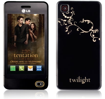 Diehard Twilight fans will have to check out France for the LG GD510 Twilight Edition phone