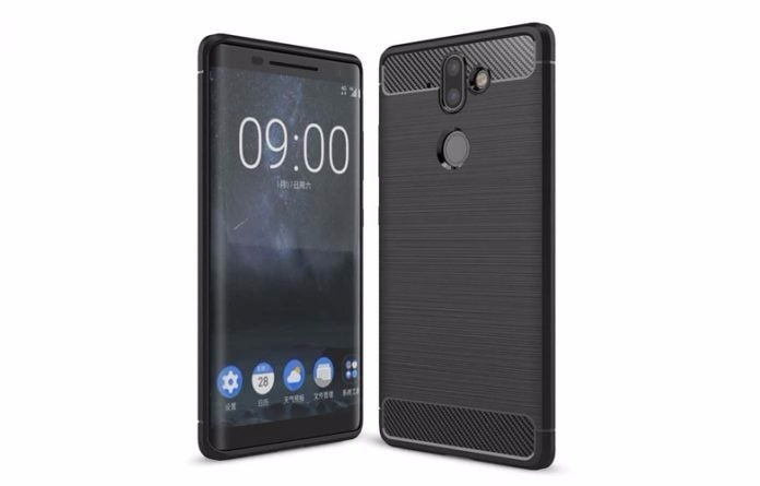 Nokia 9 case render - Report: Nokia 9 and 2nd-gen Nokia 8 could be announced on January 19
