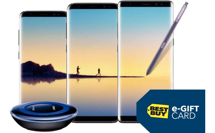 Deal: Unlocked Samsung Galaxy Note 8 and S8 now come with a $100 gift card, free wireless charging pad