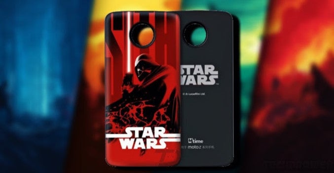 Motorola will offer a limited edition Star Wars themed Style Shell in China - May the Moto Z Force be with you; a Star Wars Moto Mod is coming, but only to China