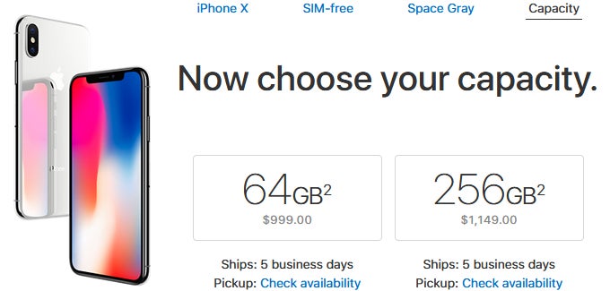 SIM-free iPhone X now available in the US - PhoneArena