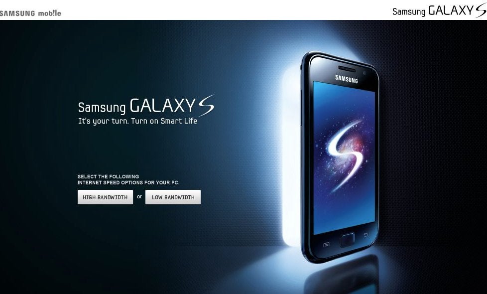 Samsung Galaxy S web site goes live - no mention of carriers just yet