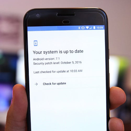 Android's "Check for updates" button not doing anything for you? Yeah, it'll be fixed next year
