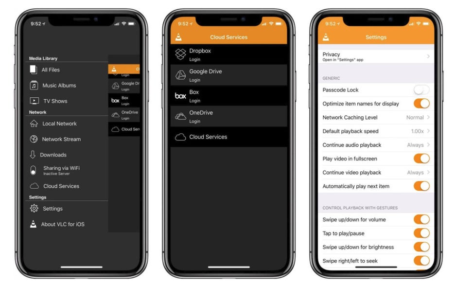 VLC media player for iOS updated with iPhone X and 4k videos support ...