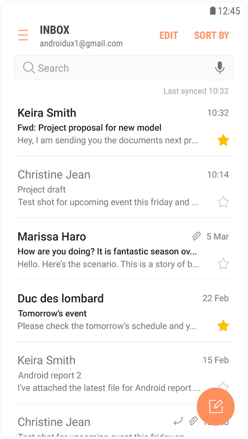 The Samsung Email app is for Samsung phones running Android 7.0 or higher - Samsung Email app hits 100 million downloads in the Google Play Store