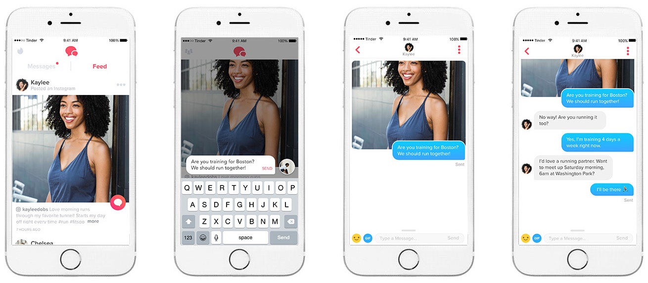 Tinder is testing a feed that shows Instagram and Spotify updates from your matches