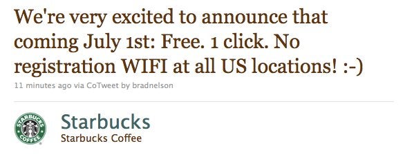 Starbucks plans to make Wi-Fi public to everyone at all locations starting July 1