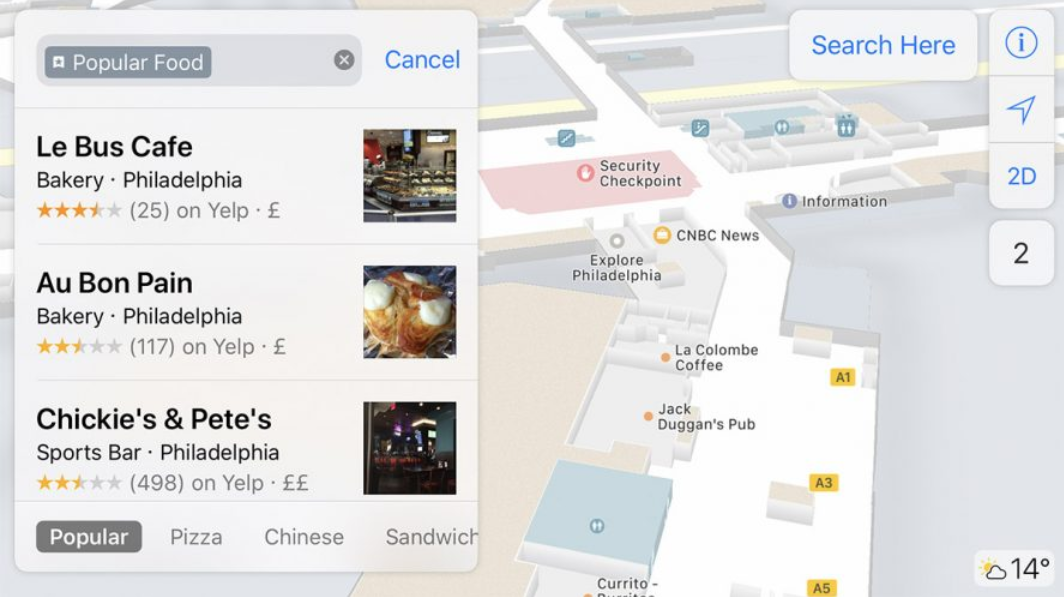 Apple's Indoor Maps for Airports and Shopping Malls in iOS 11 Slowly  Rolling Out - MacRumors