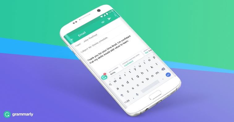 Grammarly spelling and grammar checking keyboard app is now available on Android