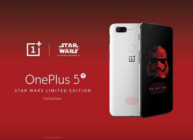 You can now download Star Wars: The Last Jedi wallpapers from the special edition OnePlus 5T