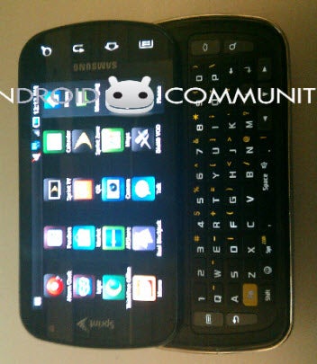 First image of the Samsung Galaxy S Pro reveals that it&#039;s headed to Sprint?