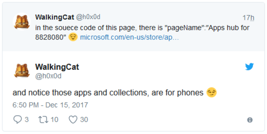 Tweet from Windows tipster states that some of the apps to be offered for the folding Surface device are for phones only - Foldable Microsoft device could be the mythical Surface Phone