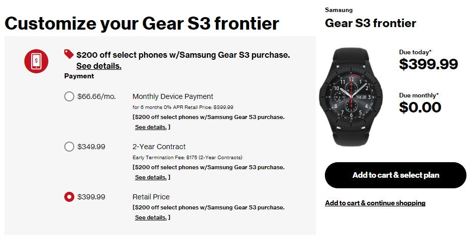 Deal: Verizon shaves $200 off the Galaxy Note 8 and Galaxy S8/S8+ when you buy the Gear S3