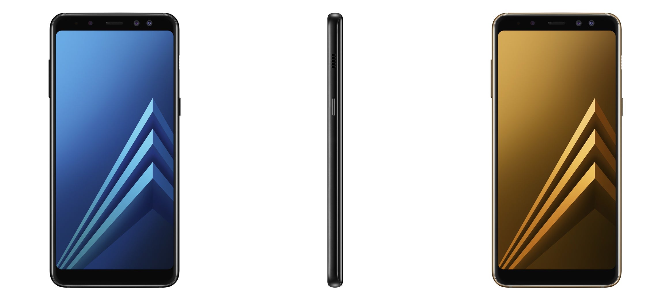 Galaxy A8 and A8+ size comparison versus Galaxy S8, Note 8, OnePlus 5T, Pixel 2 XL, iPhone 8