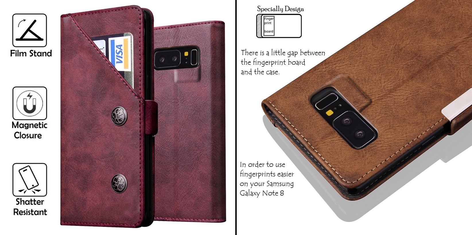 leather samsung note 8 case