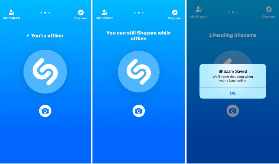 After being acquired by Apple, Shazam introduces offline mode for iOS users