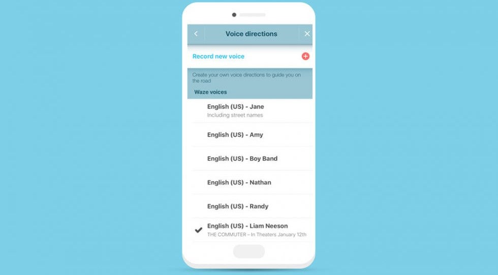Actor Liam Neeson lends his voice to Waze, but don't worry, you won't be “taken”