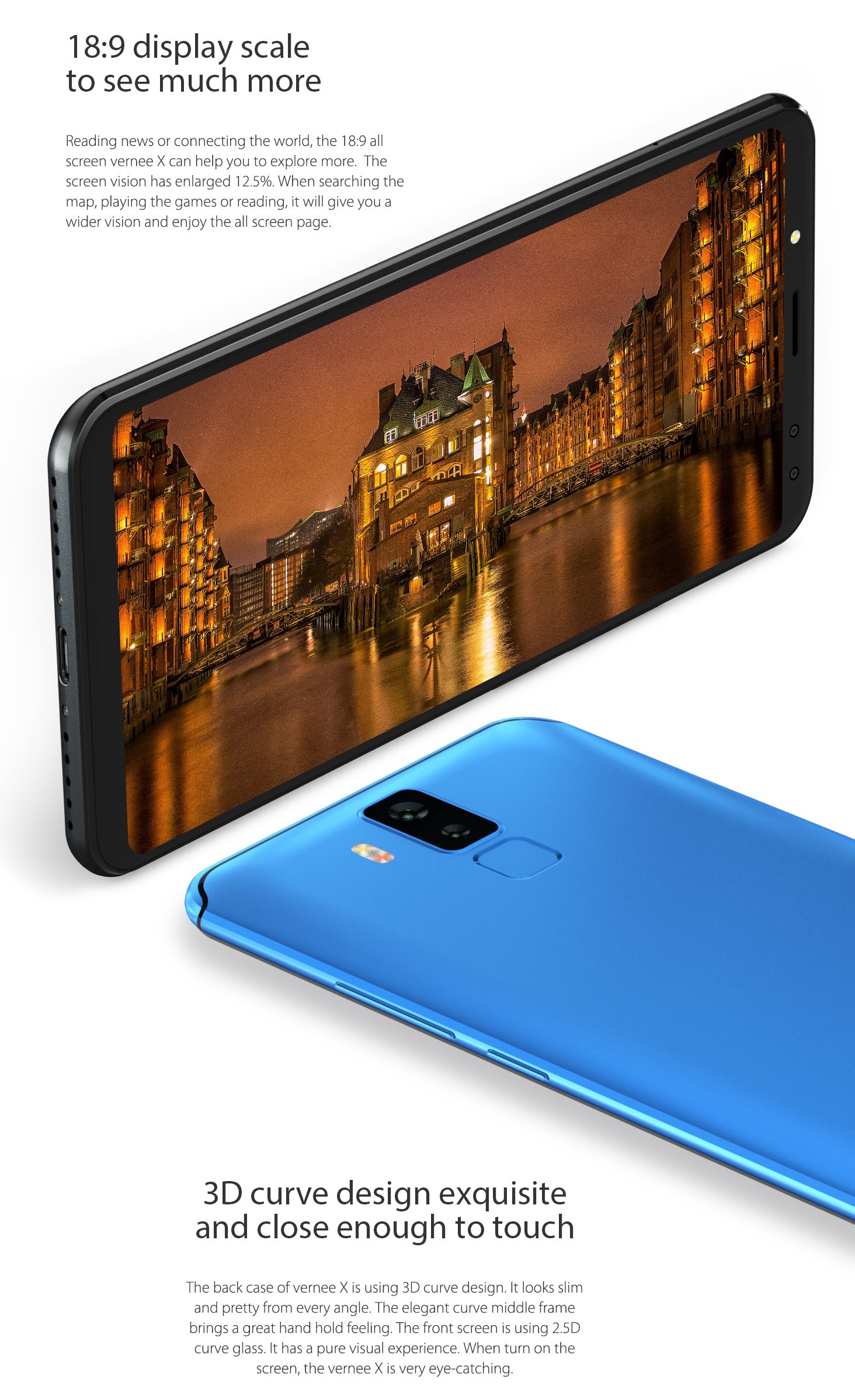 Vernee X&#039;s massive battery is assisted by a smart battery saver for up to 4 days of usage