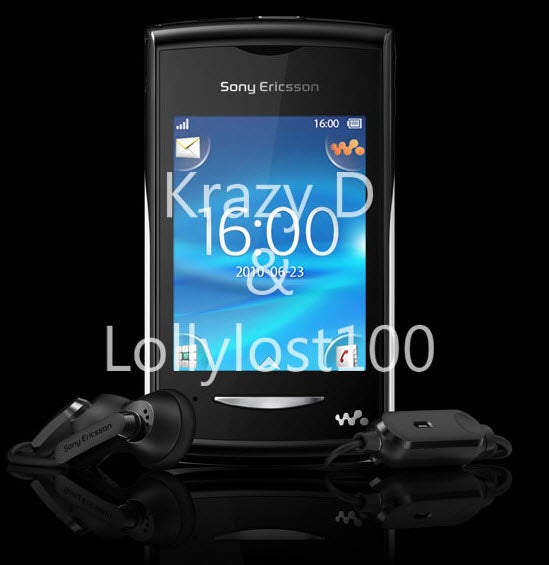 Promotional pictures show off Sony Ericsson's Walkman branded Android phone