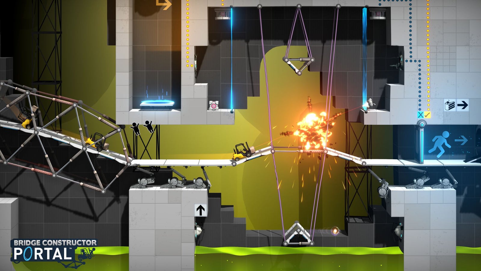 Well, it&#039;s not that simple... - Bridge Constructor Portal review: a puzzler with great physics and witty humor