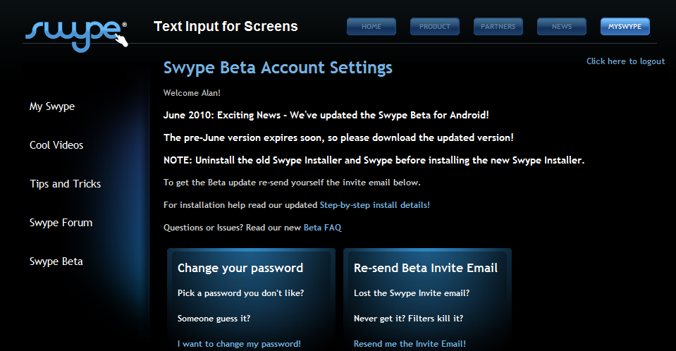 Swype opens final beta version to Android users for a limited time