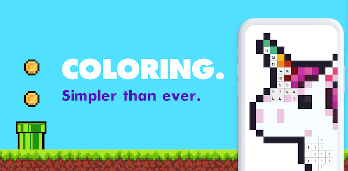 Pixel Art coloring books are the new app craze