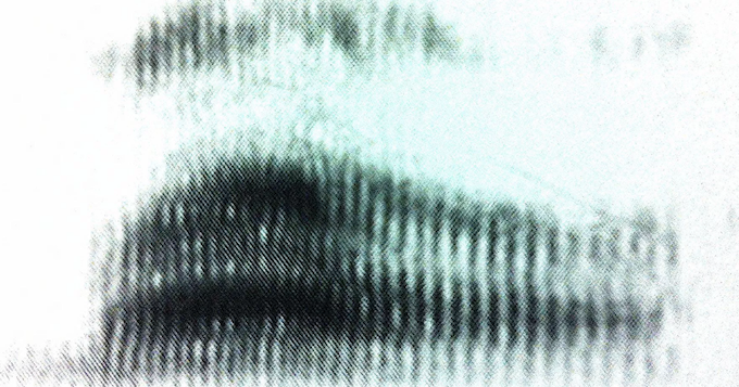A mel-scape spectrogram for the word whoa, used by Google Tacotron 2 AI voice system - Google has developed AI voice that sounds indistinguishable from the voice of a real human