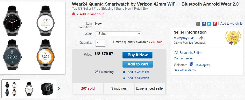 Deal: Perhaps your last chance to score an LTE-ready Wear24 smartwatch for just $80