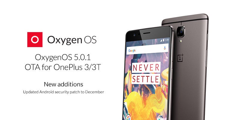 OxygenOS 5.0.1 update for OnePlus 3 and 3T brings adaptive mode, more