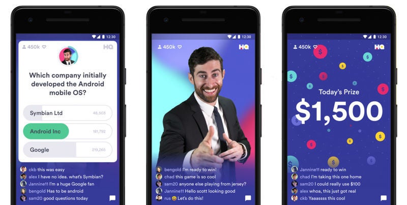 HQ Trivia game for Android goes live in the Google Play Store, play to ...