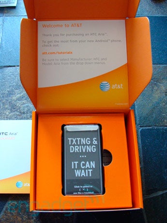 The HTC Aria is landing in Best Buy Mobile stores a bit earlier than expected?