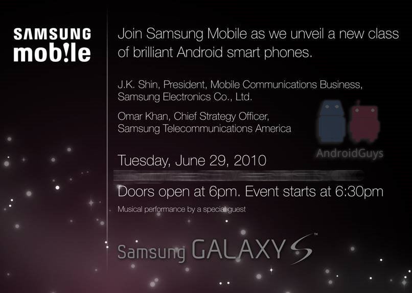 Samsung will unveil a &quot;new class&quot; of Android handsets at their New York City event
