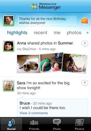Windows Live Messenger app for the iPhone is now available