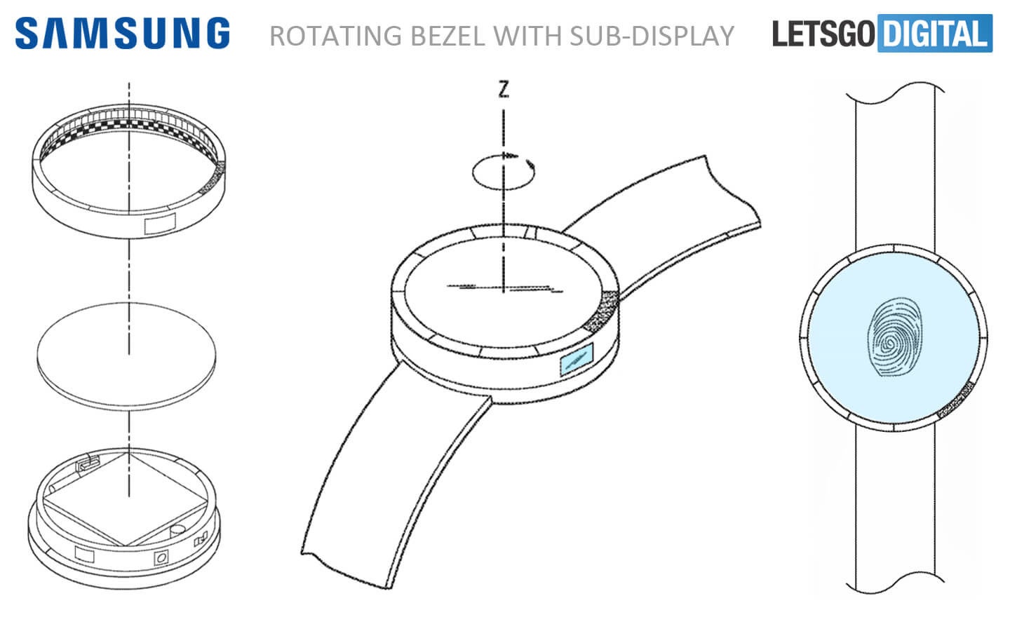 Samsung Gear S4 could feature watch straps with integrated battery, fingerprint sensor