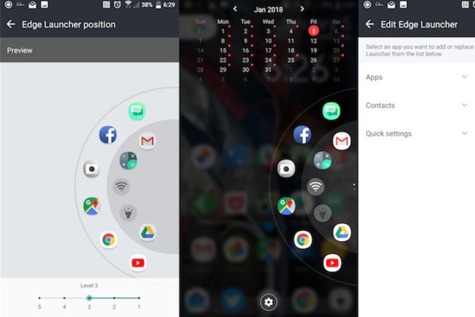 HTC&#039;s Edge Launcher - HTC&#039;s Edge Launcher getting new options