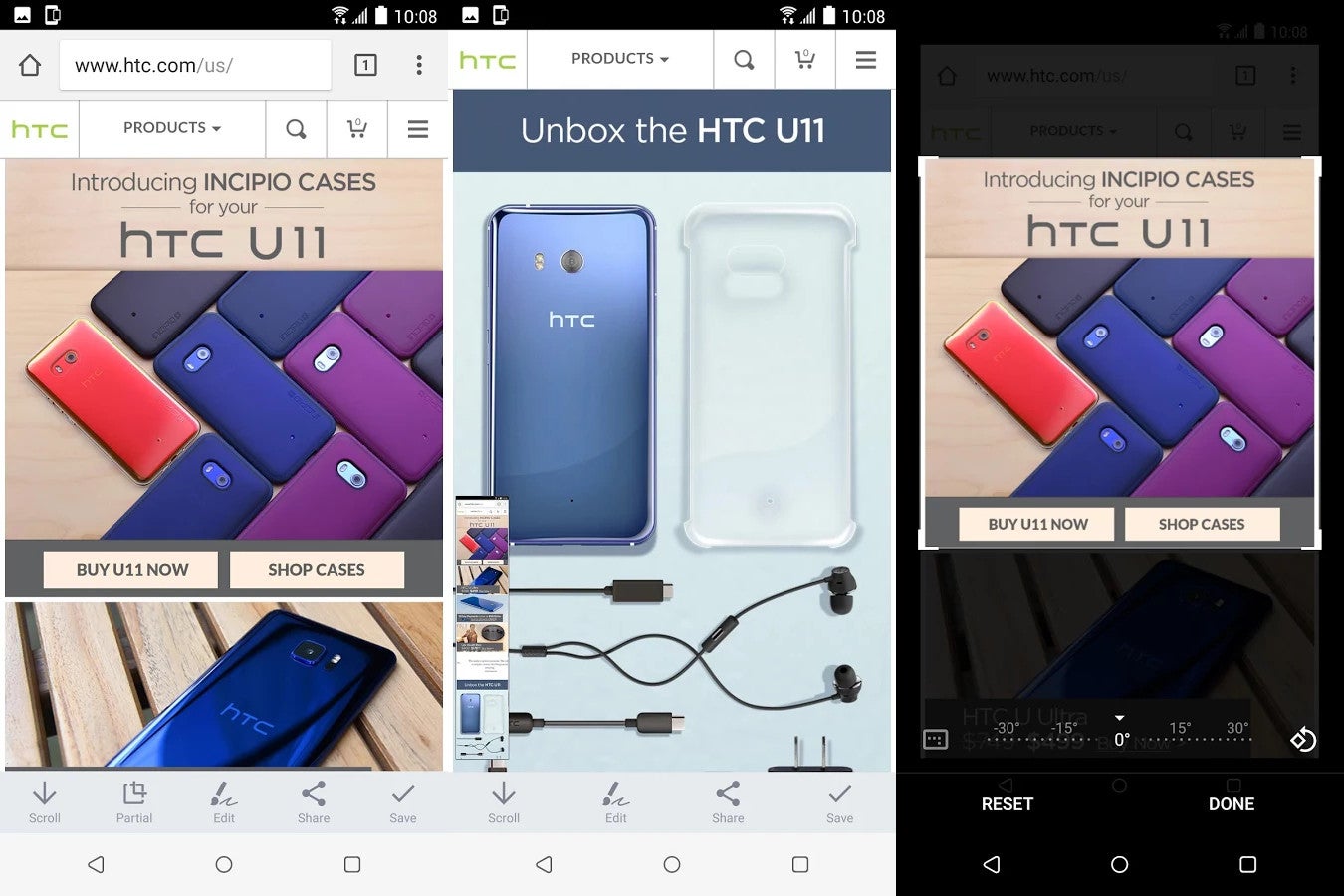 HTC releases Screen Capture tool in the Google Play Store, so you can screenshot away