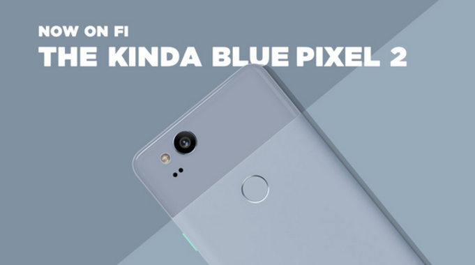 The Kinda Blue Google Pixel 2 is now available from Project Fi and the Google Store in addition to Verizon - Kinda Blue Pixel 2 now available for non-Verizon customers