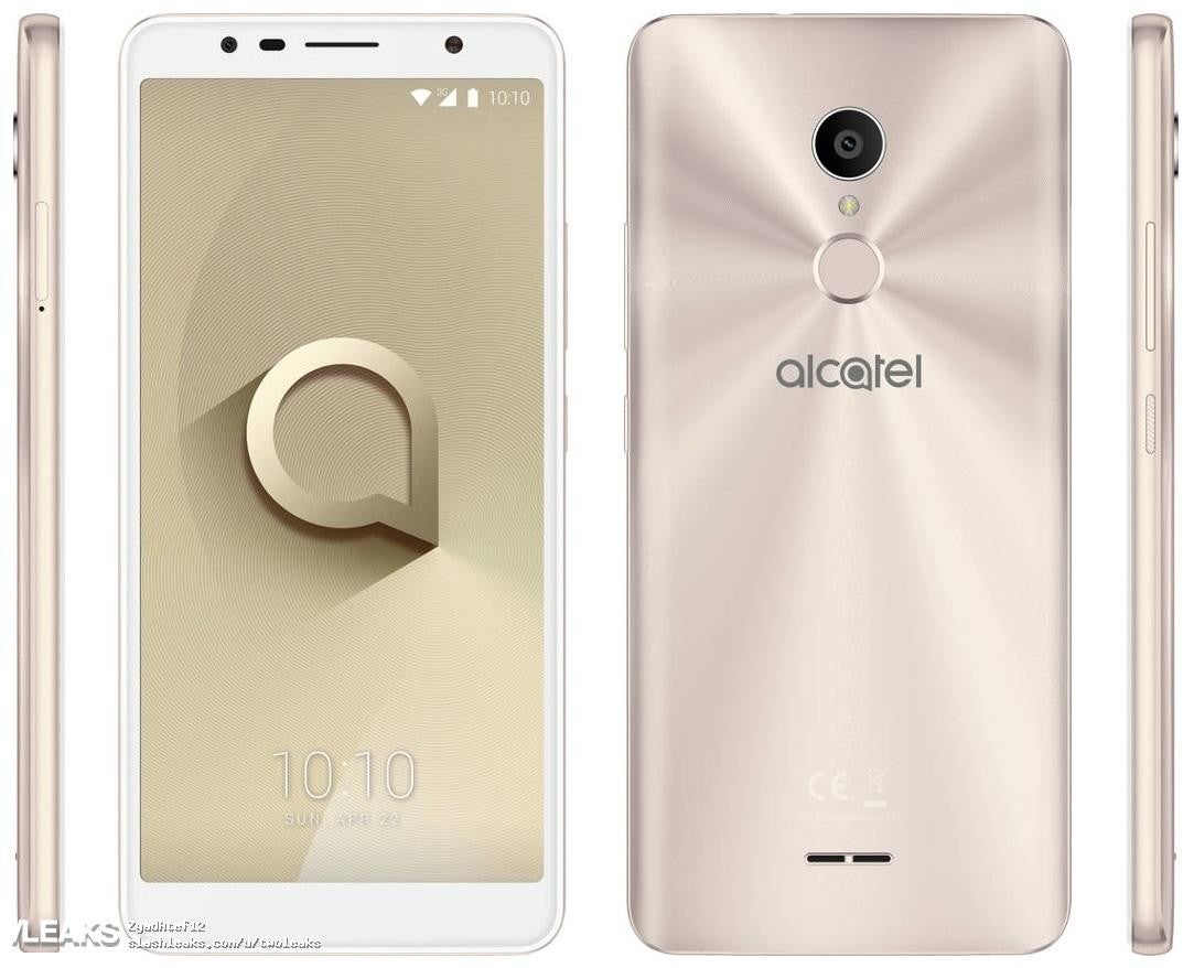 Alcatel 3c leaked out in press renders ahead of MWC 2018 unveiling