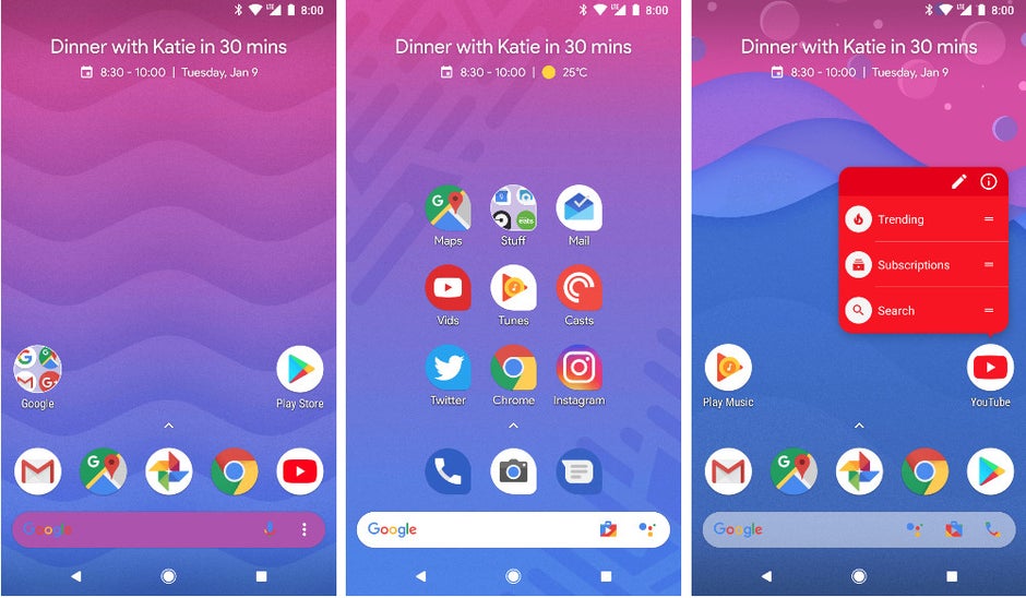 Exclusive themed wallpapers - Action Launcher updated with AdaptiveZoom, more Android 8.1 Oreo goodies