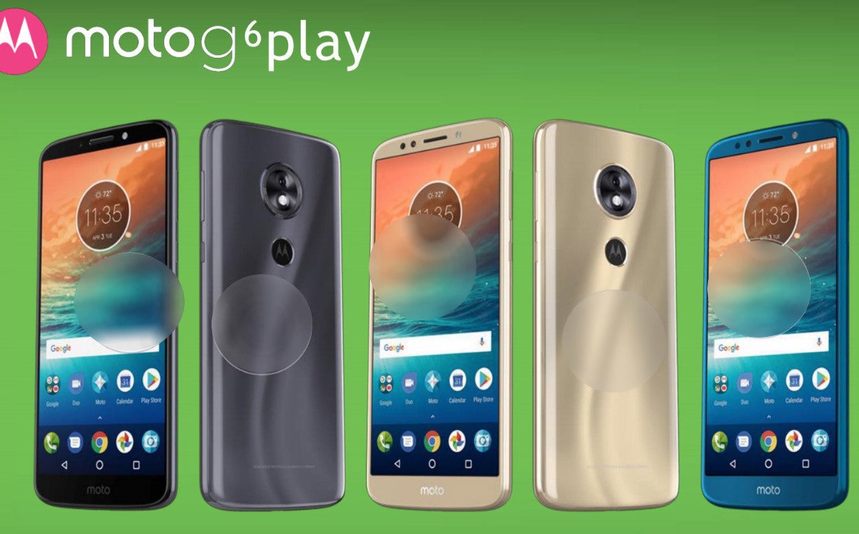 Motorola's new G6 lineup – Moto G6, Moto G6 Plus and Moto G6 Play, gets leaked