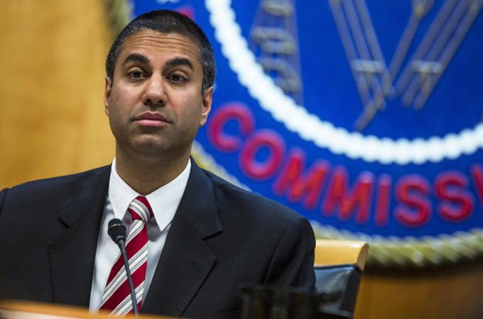 FCC chaiman, Ajit Pai; photo by Zach Gibson/Bloomberg - Apple has a change of heart and approves an app that finds net neutrality violations