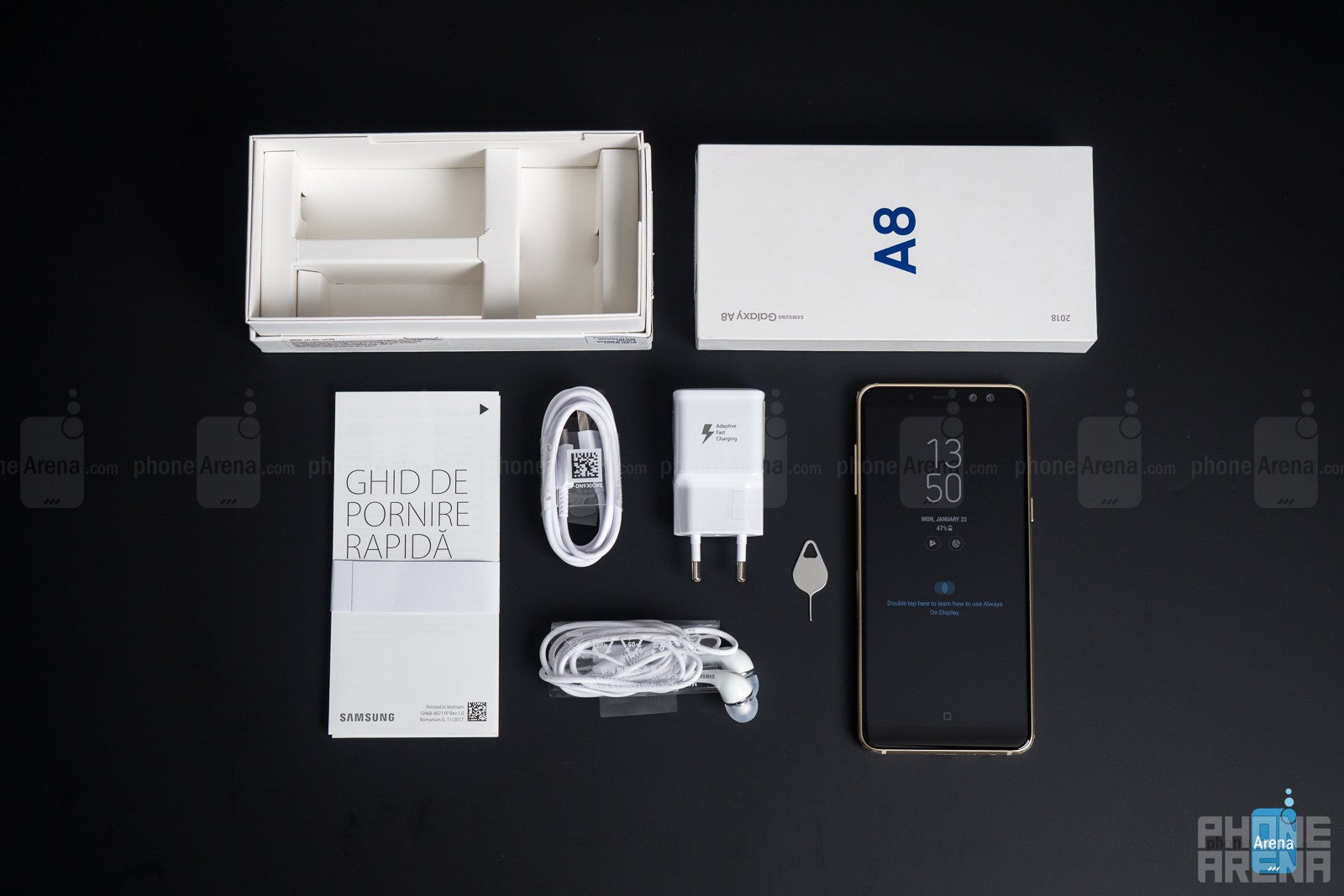 Samsung Galaxy A8 2018: unboxing and first look