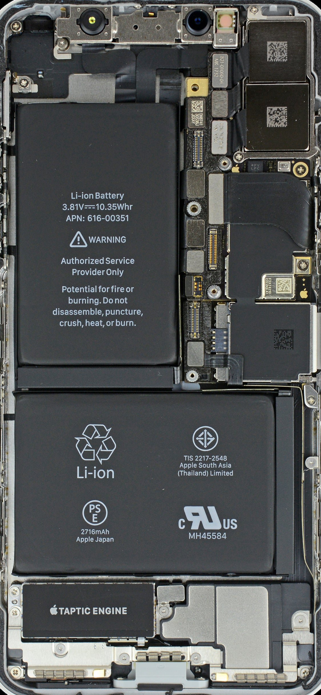 The battery cell separator of the iPhone X may be a thing of the past in the Xs, increasing capacity - Apple&#039;s iPhone Xs/Plus tipped to come with high-capacity L-shaped batteries by LG