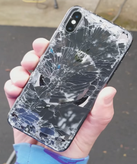 You don&#039;t want your iPhone X to look like this after a drop - Save 20% on accessories that protect your Apple iPhone X from drops, falls and scratches