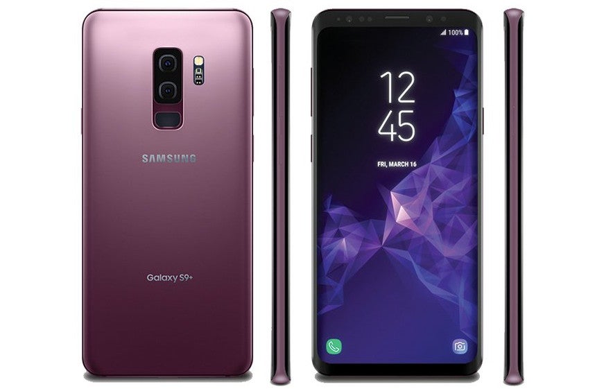 Here are the Samsung Galaxy S9 and S9+ in lilac purple