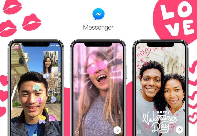 Facebook Messenger releases new filters and chat features to celebrate Valentine's Day