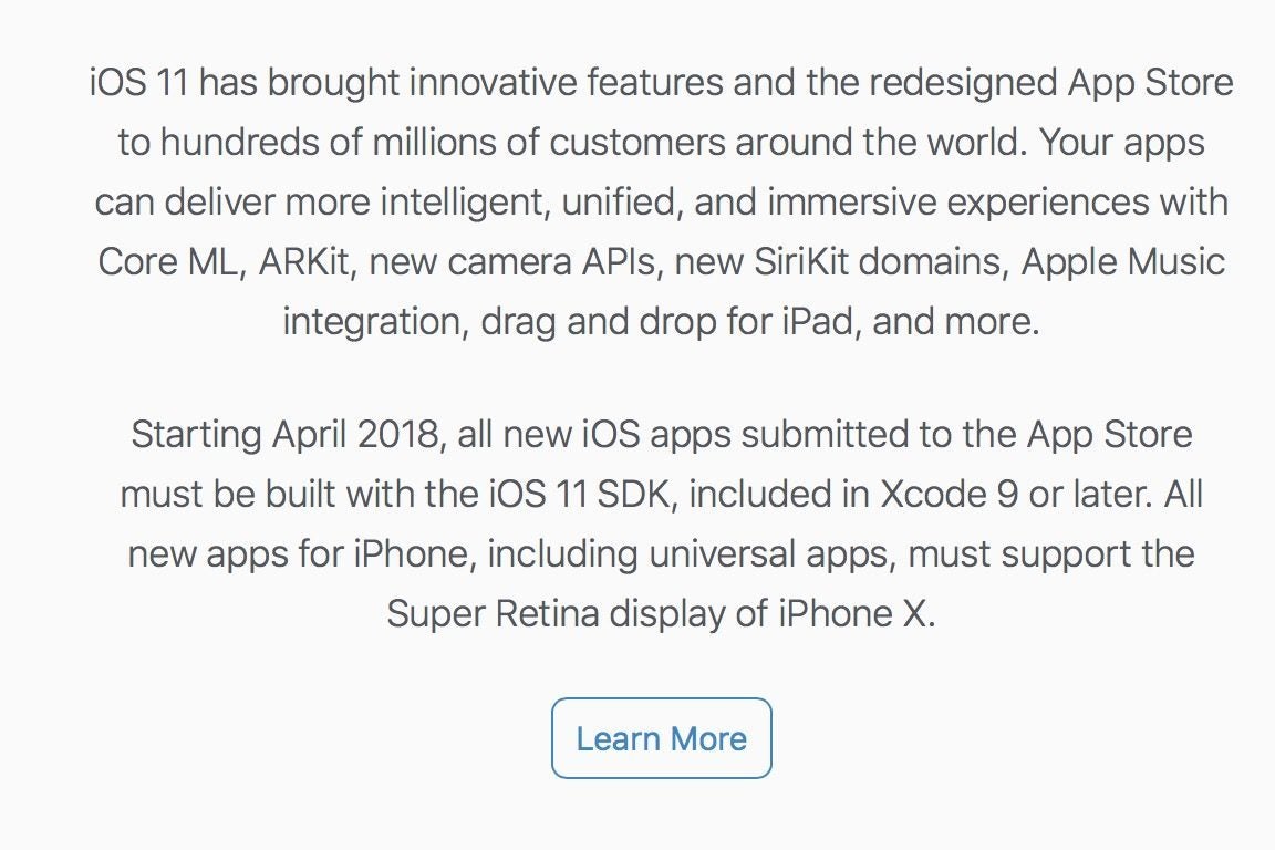 All aboard the notch train! Apple mandates that all new apps support the iPhone X display