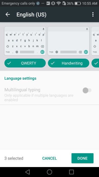 In the new Gboard version you'll have the option to set multiple keyboards to swap between - Korean and Chinese support and more in the Google Keyboard 7.0.2 beta