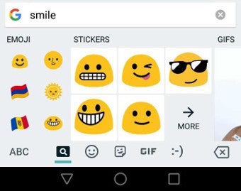 While you could search emojis/GIFs/stickers before, now you can do it at once! - Korean and Chinese support and more in the Google Keyboard 7.0.2 beta